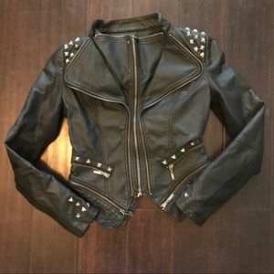 TCEC faux leather jacket